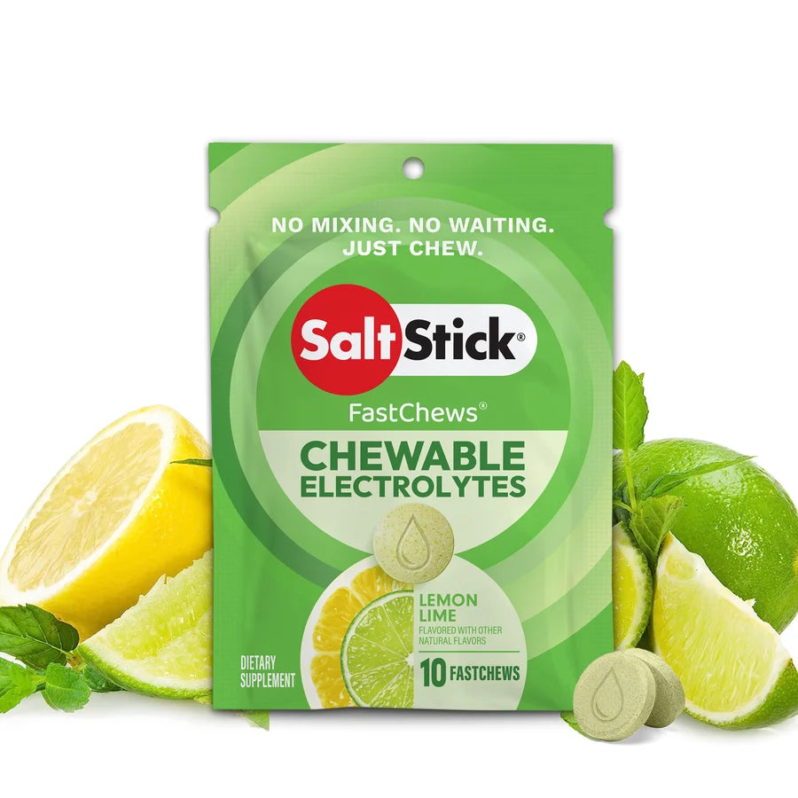 SaltStick FastChews Lemon-Lime 10-tablet packet