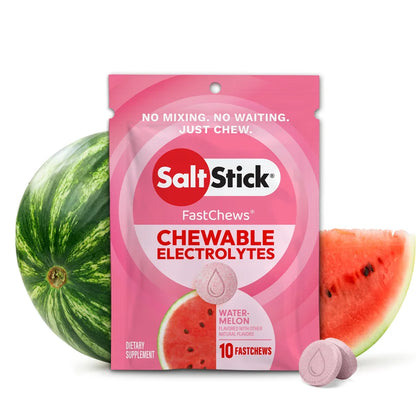 SaltStick FastChews Watermelon 10-tablet packet