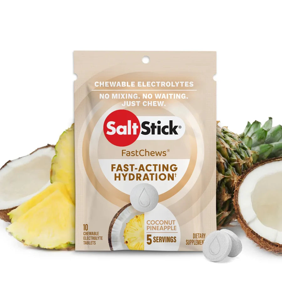 SaltStick FastChews Coconut Pineapple 10-tablet packet