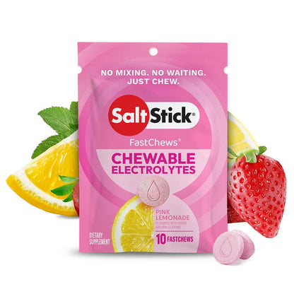 SaltStick FastChews Pink Lemonade 10-tablet packet