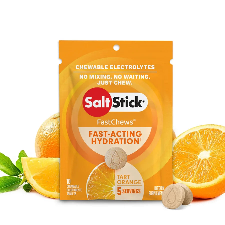 SaltStick FastChews Tart Orange 10-tablet packet