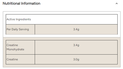 MyProtein Impact 肌酸 - 250克和1公斤