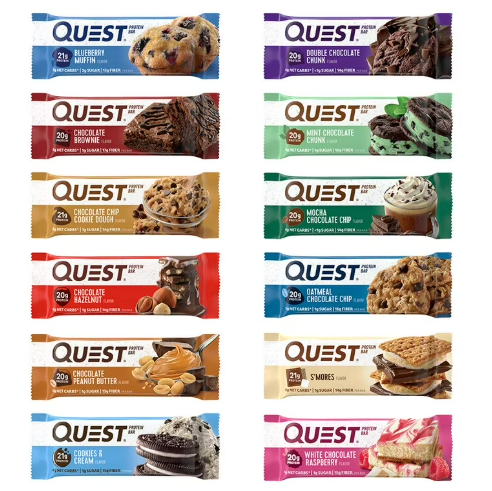 QUEST Nutrition Protein Bar – Low-Carb, High-Protein Snack for Healthy Diets