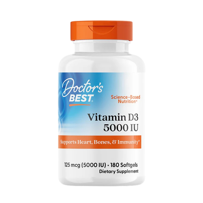Doctor's Best Vitamin D3, 180 Softgels