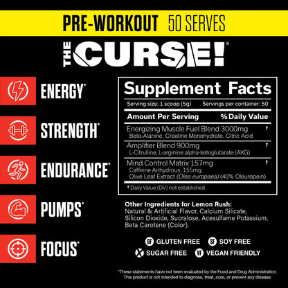 JNX Sports The Curse Pre-Workout 50 Servings