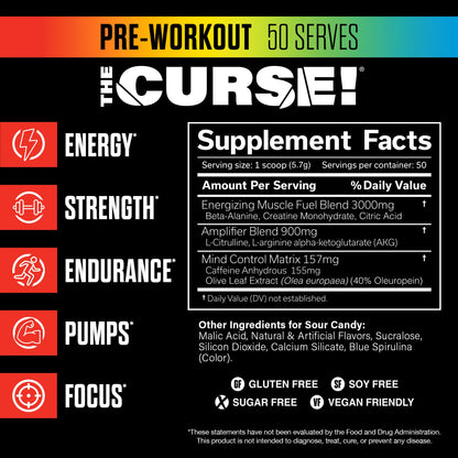 JNX Sports The Curse Pre-Workout 50 Servings