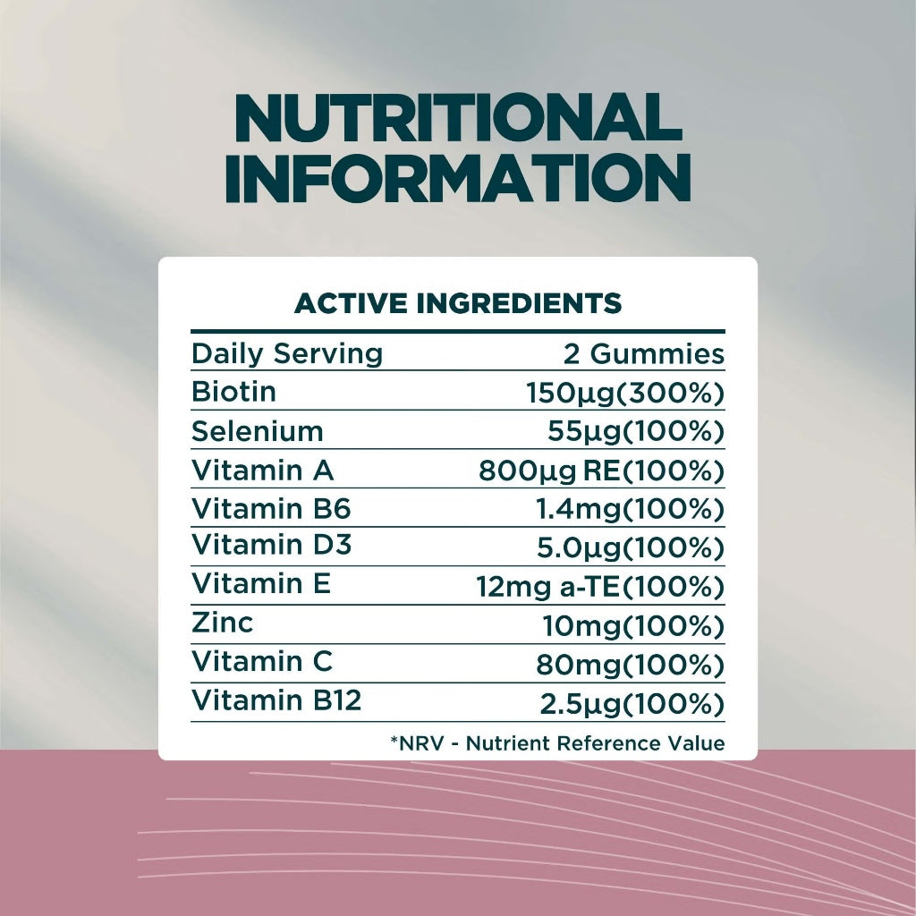 MyProtein Hair Skin Nail Gummies 60 Caps
