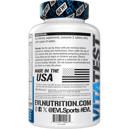 EVL Nutrition VitaTest 90 Tabs