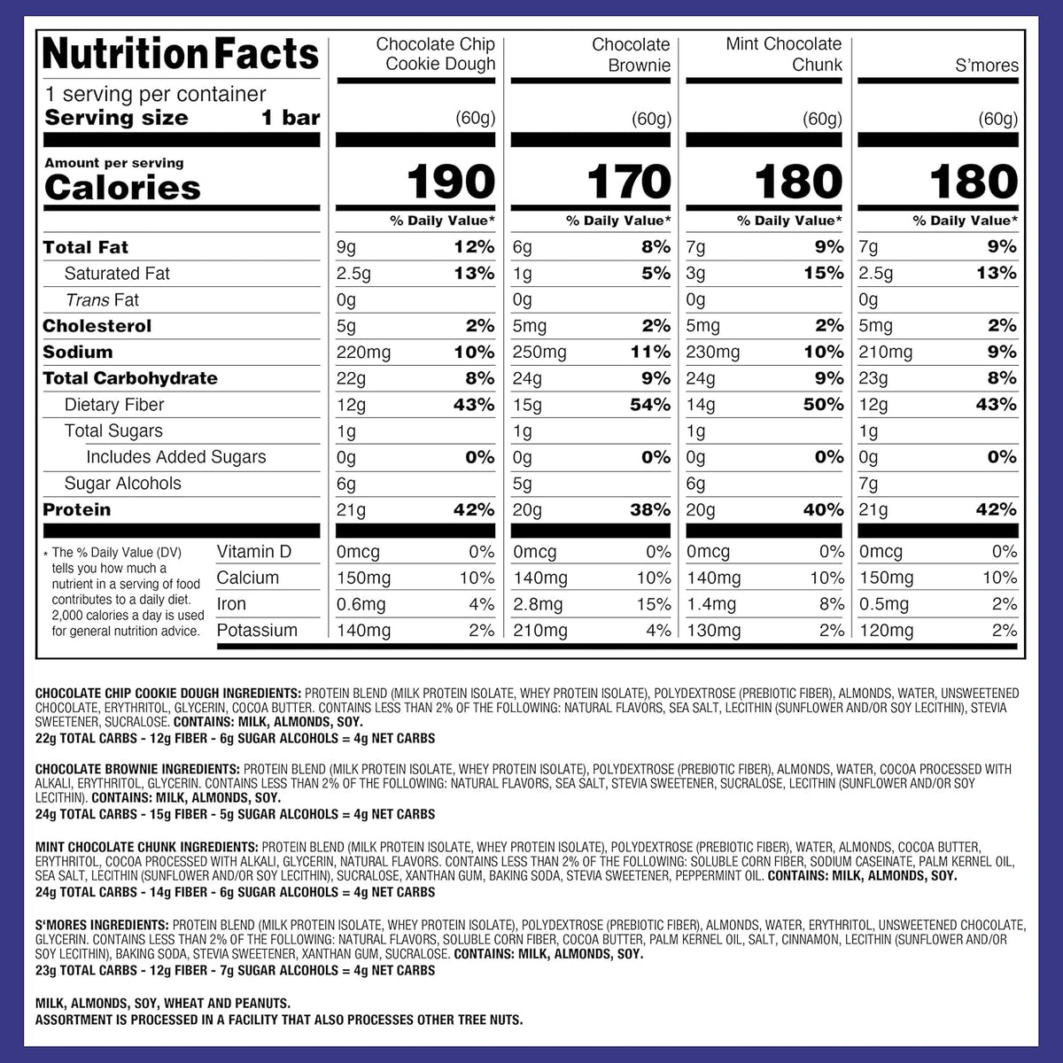 QUEST Nutrition 蛋白棒 6/12 装