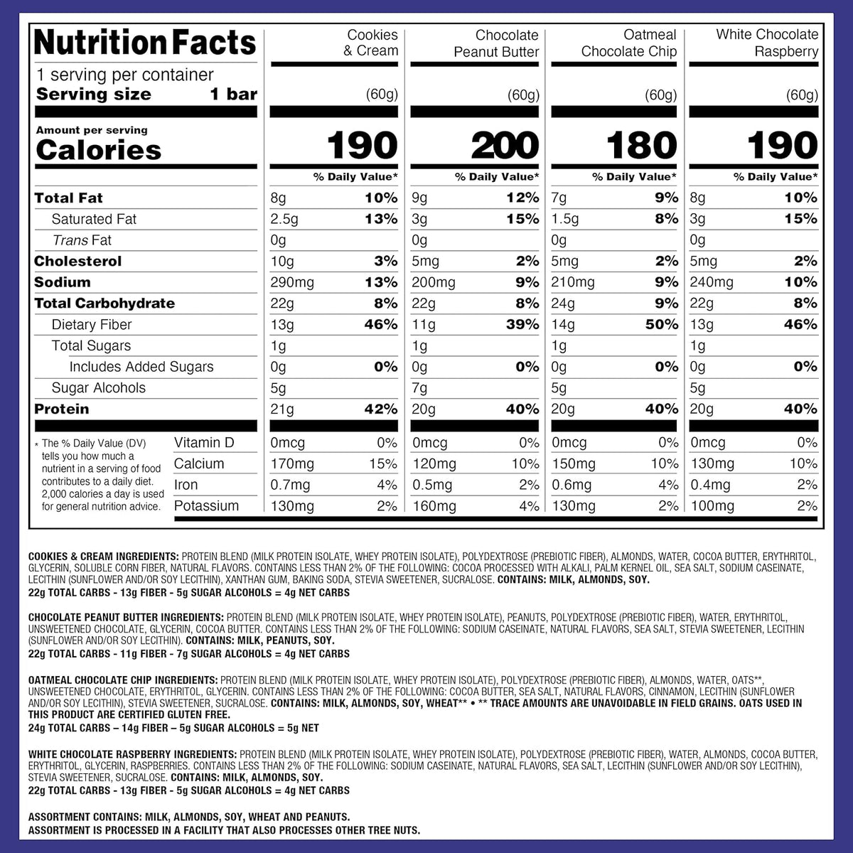 QUEST Nutrition 蛋白棒 6/12 装