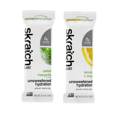 Skratch Labs Unsweetened Hydration Sport Drink Mix Sugar-Free 10/20 Pack