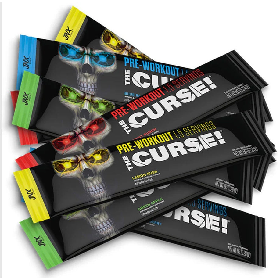 JNX The Curse! Pre-Workout 50 Servings - with 3 Free Creatine Sachets