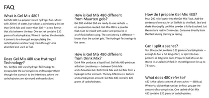 Maurten Gel Mix 480 Soft Flask Bundle For Marathon Athletes Cycling