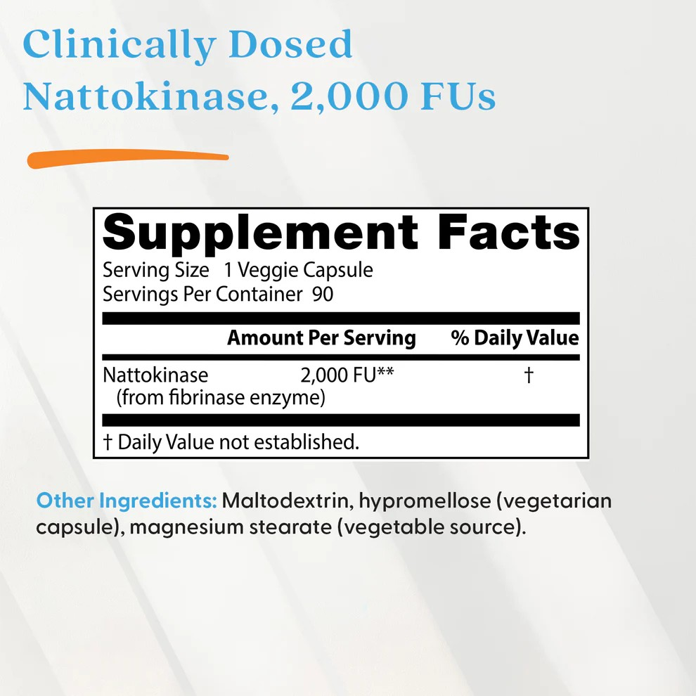 Doctor's Best Nattokinase 2,000 FUs