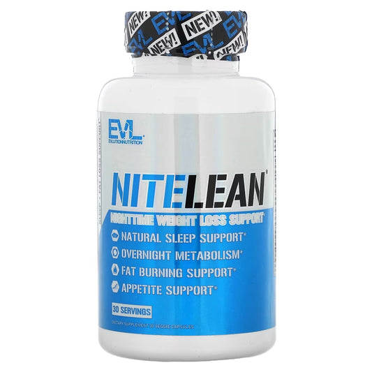 EVLution Nutrition NiteLean 30 Caps Fat Burner. Weight Management