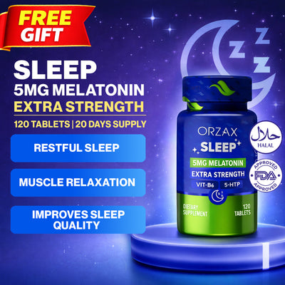 Orzax Sleep Melatonin 5mg 120 Tabs