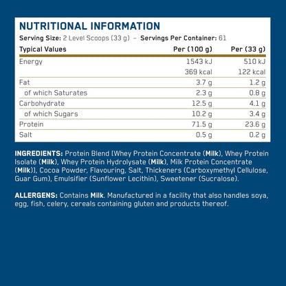 Applied Nutrition Whey Protein Blend 2KG