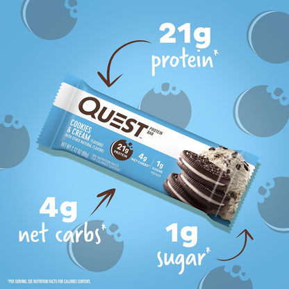 QUEST Nutrition 蛋白棒 6/12 装