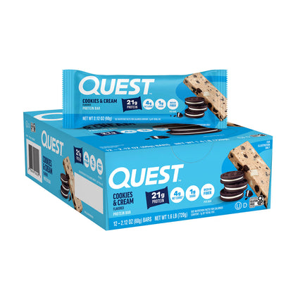 QUEST Nutrition 蛋白棒 6/12 装