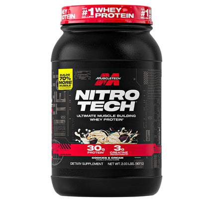 MuscleTech Nitro-Tech Whey Protein 2LB and 4LB