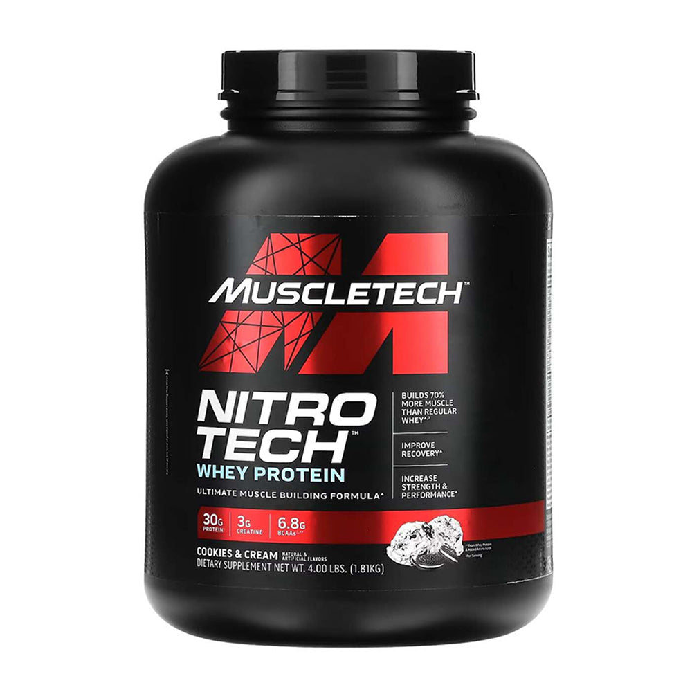 MuscleTech Nitro-Tech Whey Protein 2LB and 4LB