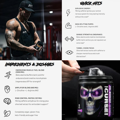 JNX Sports The Curse Pre-Workout 50 Servings
