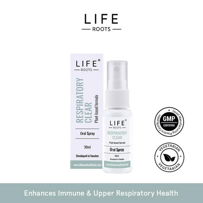 LIFE ROOTS Respiratory Clear Oral Spray – 30ml [Respiratory, Immunity]