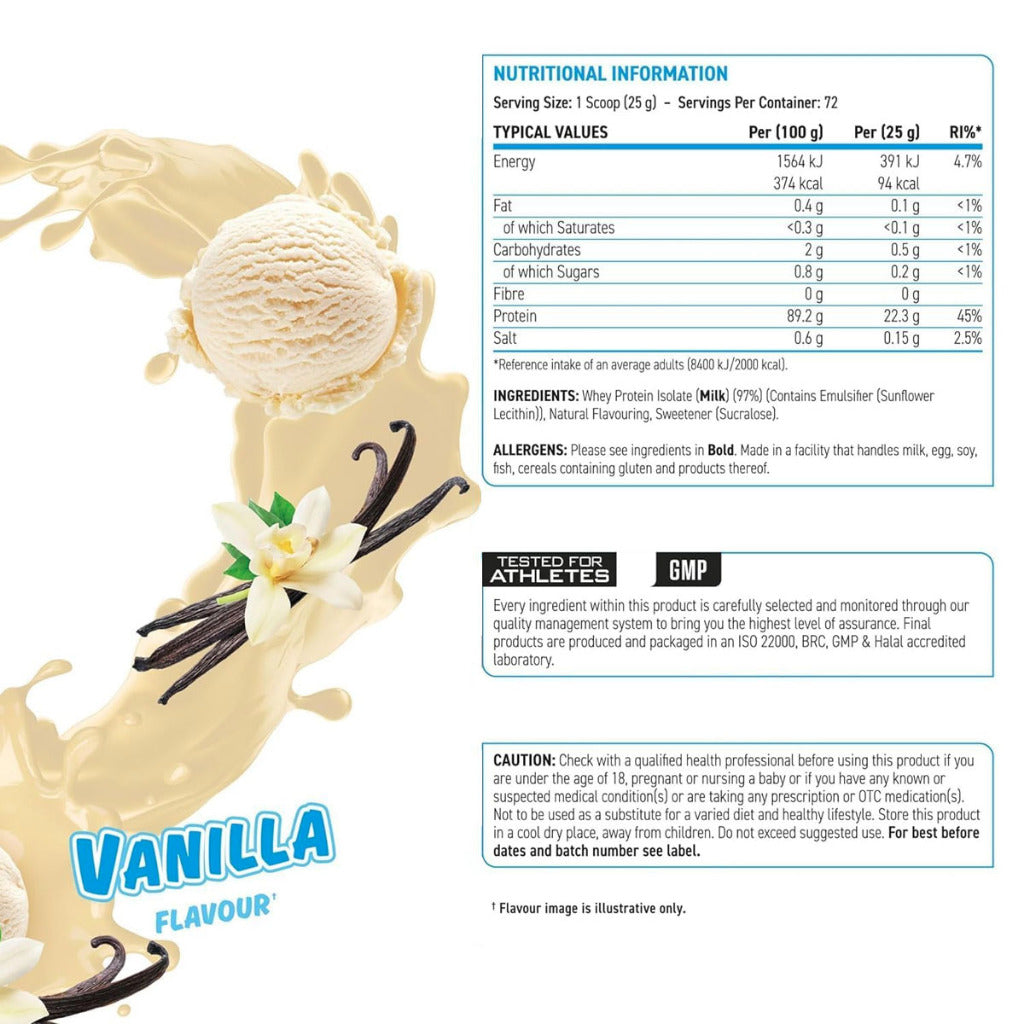 Applied Nutrition ISO XP Whey Isolate Protein 1.8kg