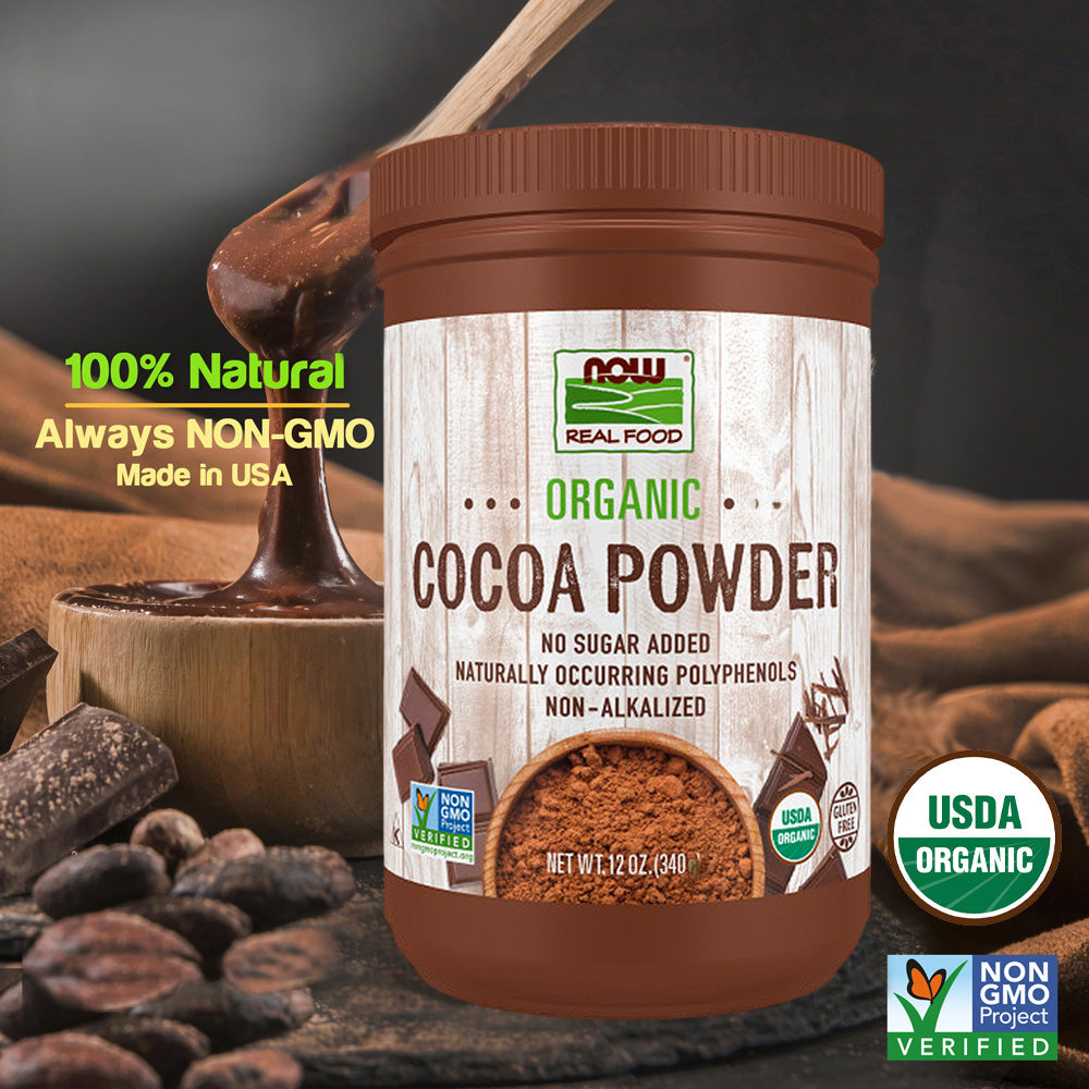 NOW Foods Cocoa Powder 340/397g