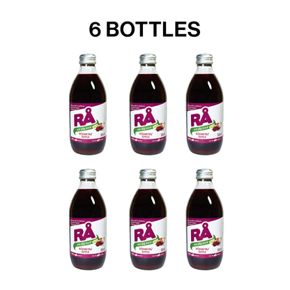 Swedish Beetroot Apple Juice 330ml – 3,6 Bottles | Natural Juice for Sports, Marathon & Daily Wellness