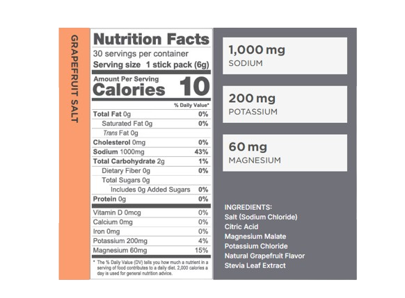 LMNT electrolyte drink mix nutrition facts