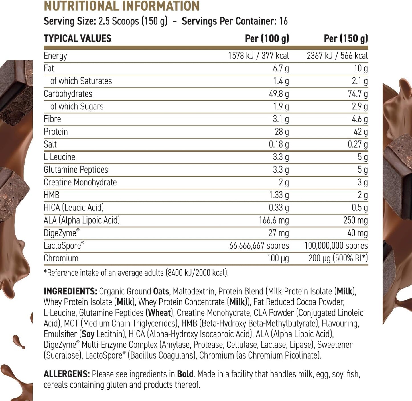Applied Nutrition Lean Mass Gainer 2.4kg