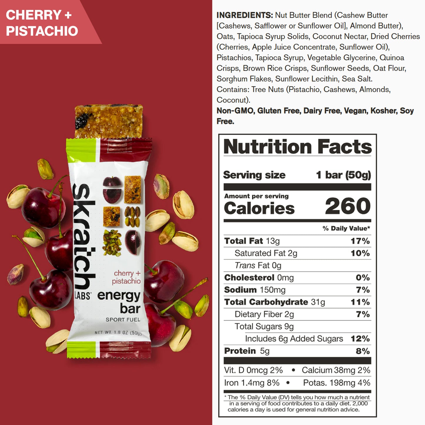 Skratch Labs Energy Bar 3/6 Pack