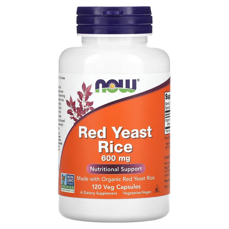 NOW Foods Red Yeast Rice 600/1200mg