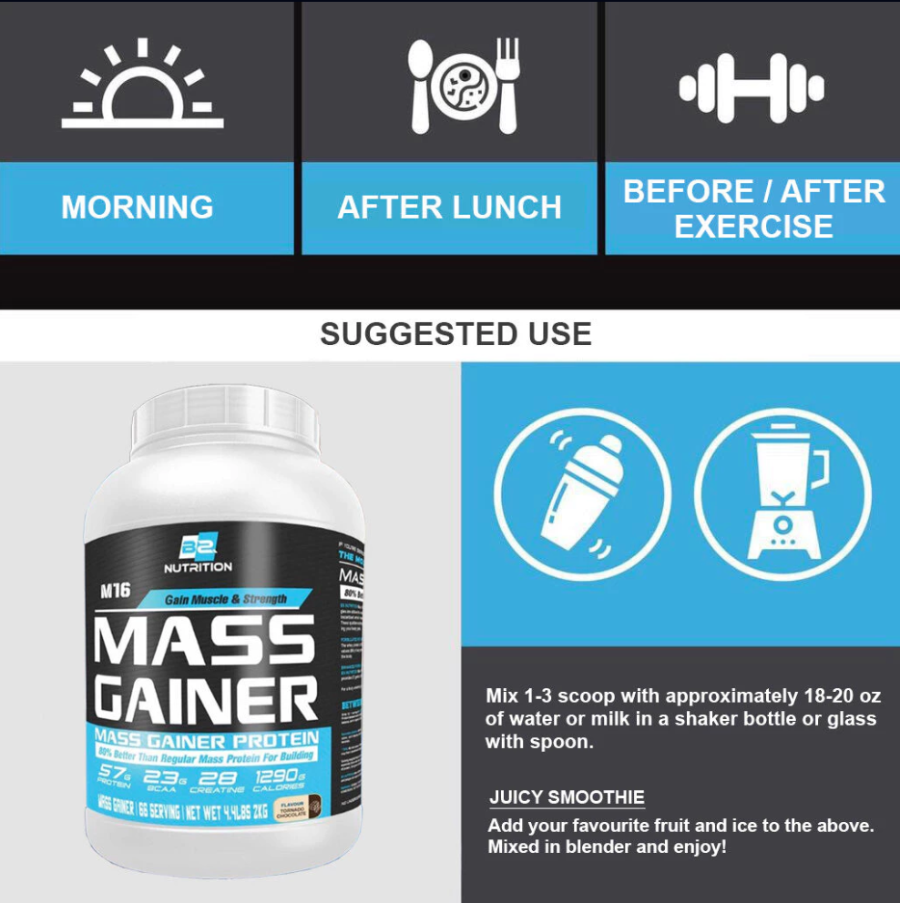 BS Nutrition Mass Gainer 2kg - 5kg