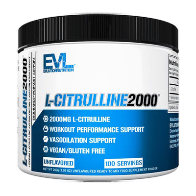 EVLution Nutrition L-Citrulline 2000 Powder