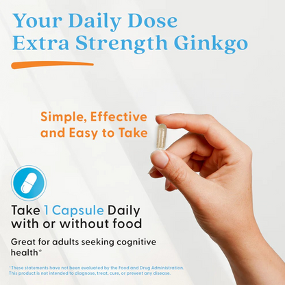 Doctor's Best Extra Strength Ginkgo, 120 mg