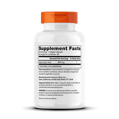 Doctor's Best Alpha-Lipoic Acid 600