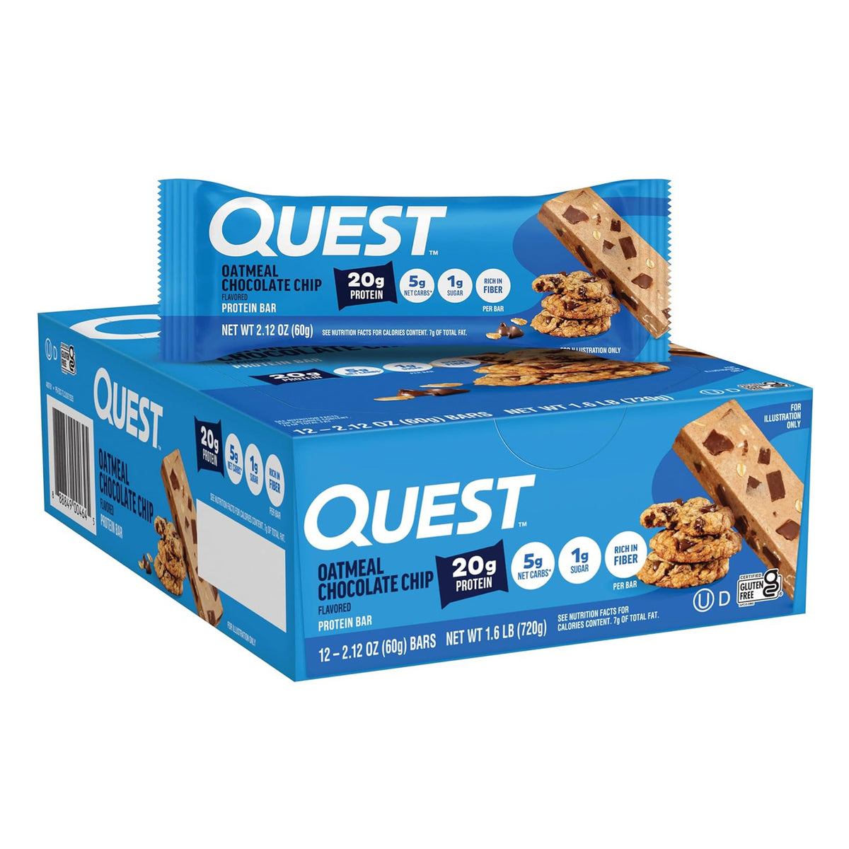QUEST Nutrition 蛋白棒 6/12 装