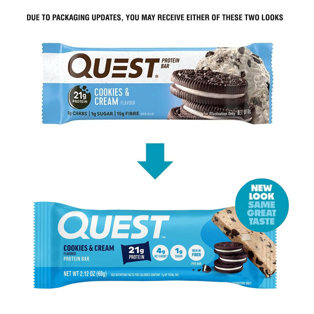 QUEST Nutrition 蛋白棒 6/12 装