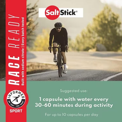 SaltStick Caps Plus Electrolyte Salts 100 Caps Caffeine