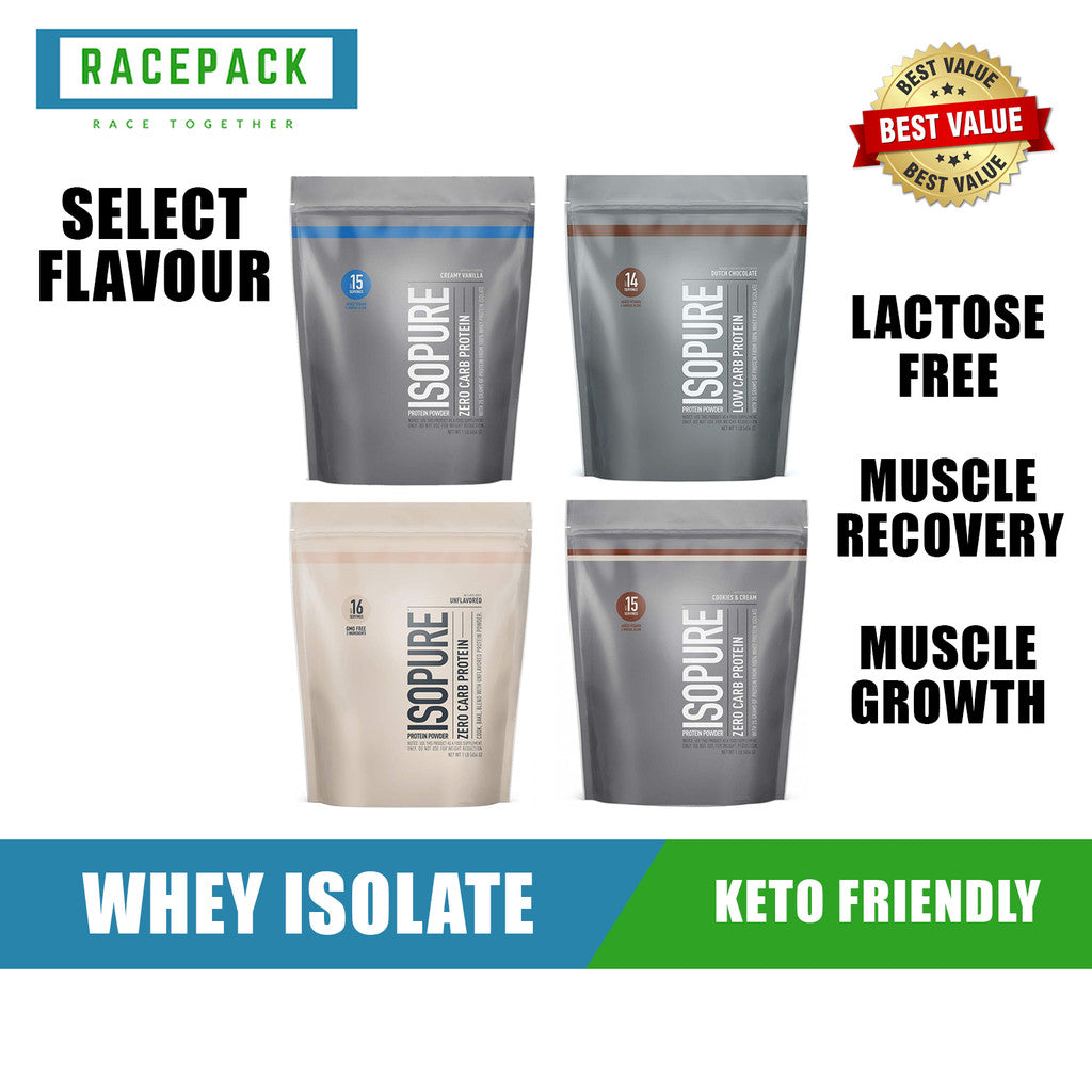 Isopure Zero Carb whey protein powder no sugar