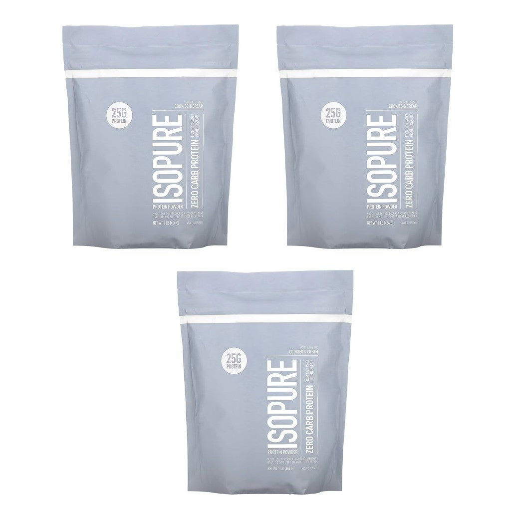 Isopure Zero Carb Protein Powder 3LB | Pure Whey | No Sugar
