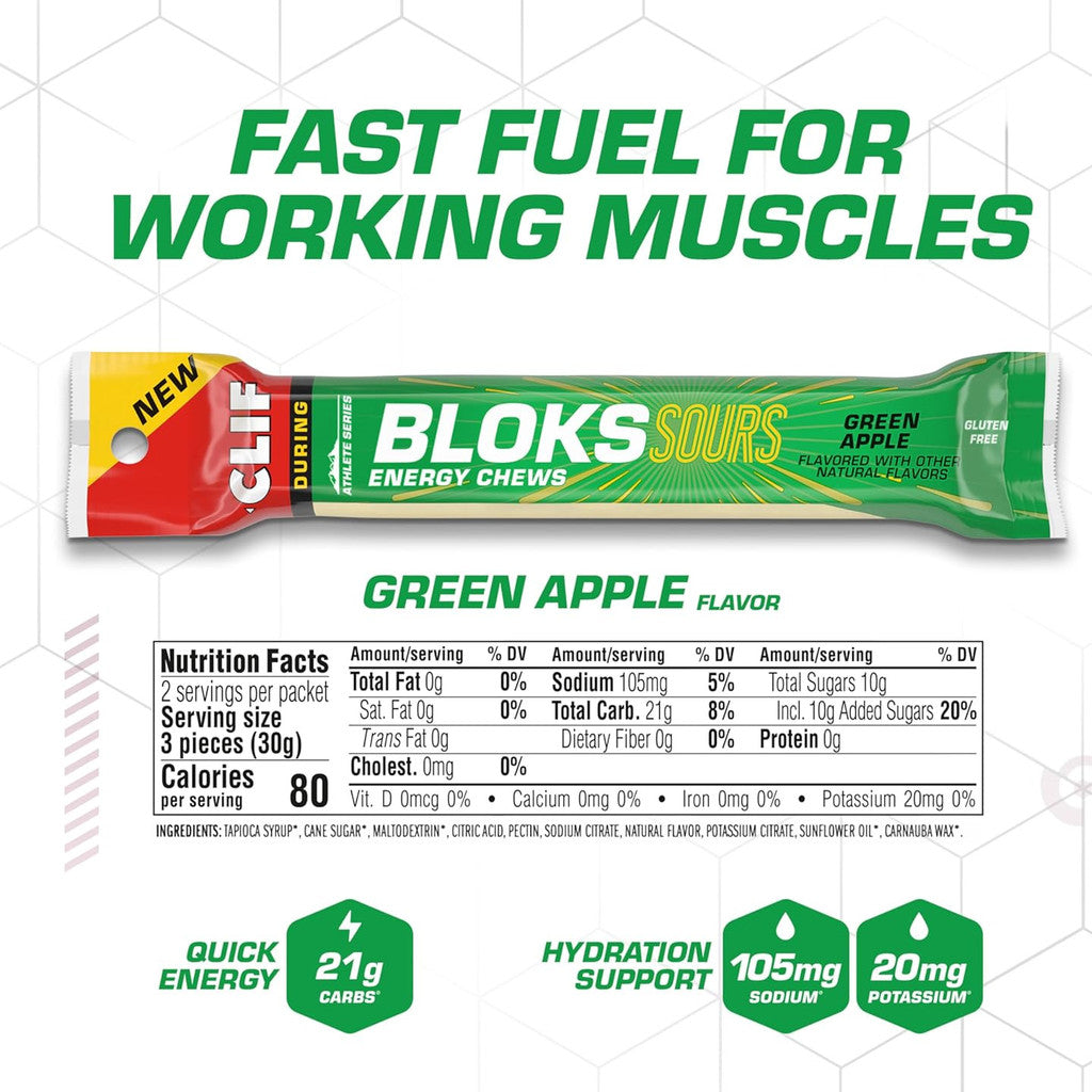 CLIF Bloks Energy Chews 4 Packs