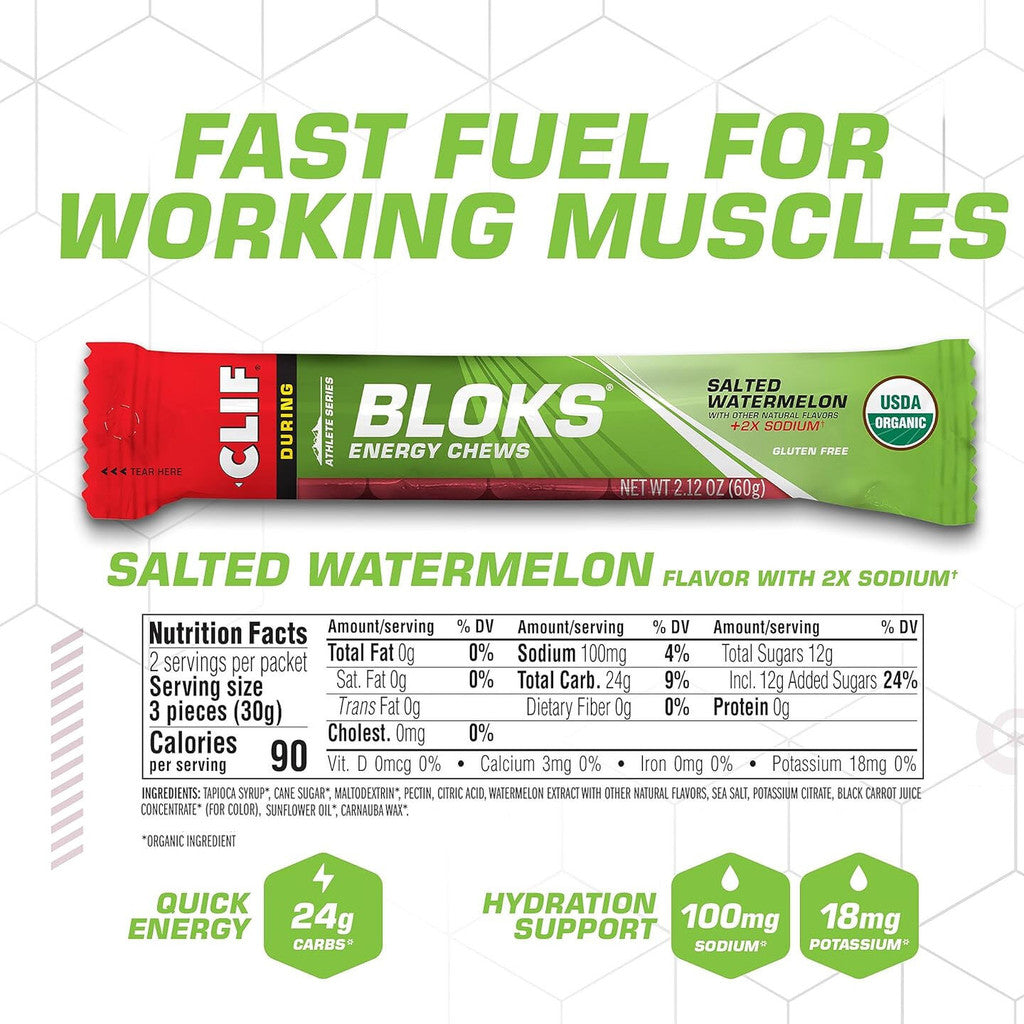 CLIF Bloks Energy Chews 4 Packs