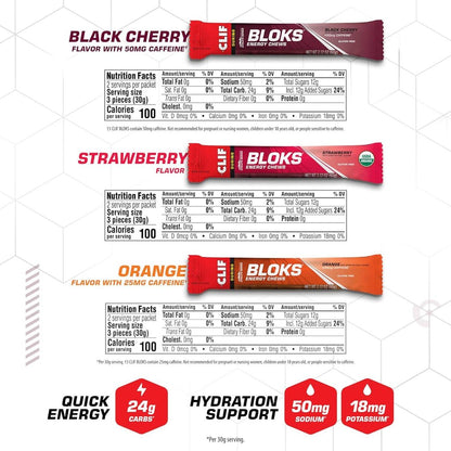 CLIF Bloks Energy Chews 4 Packs