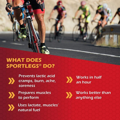 SportLegs 120 Capsules for Running, Cycling, Marathon, Endurance & Sports Performance