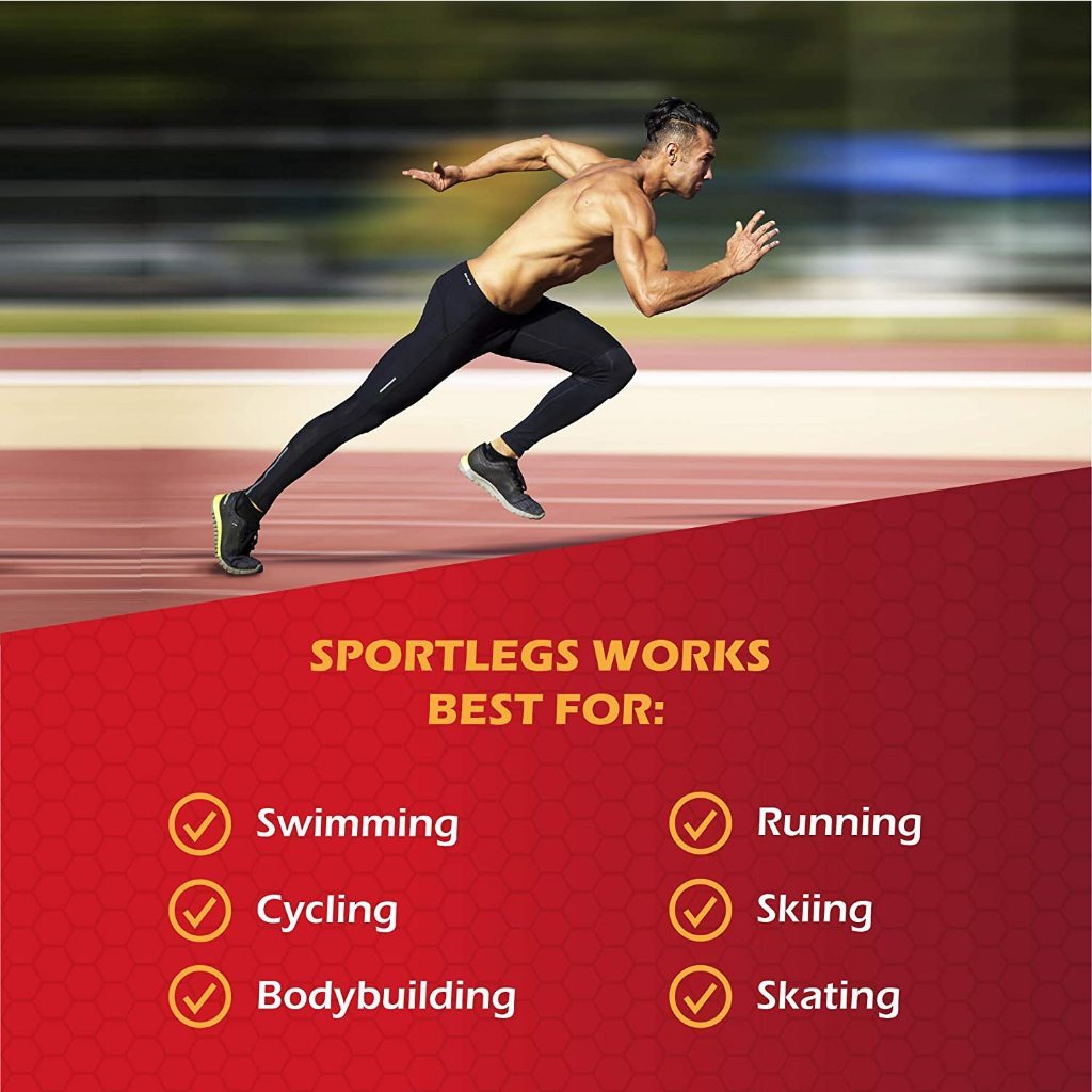 SportLegs 120 Capsules for Running, Cycling, Marathon, Endurance & Sports Performance