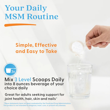 Doctor's Best MSM Powder with OptiMSM, 8.8 oz (250 g)