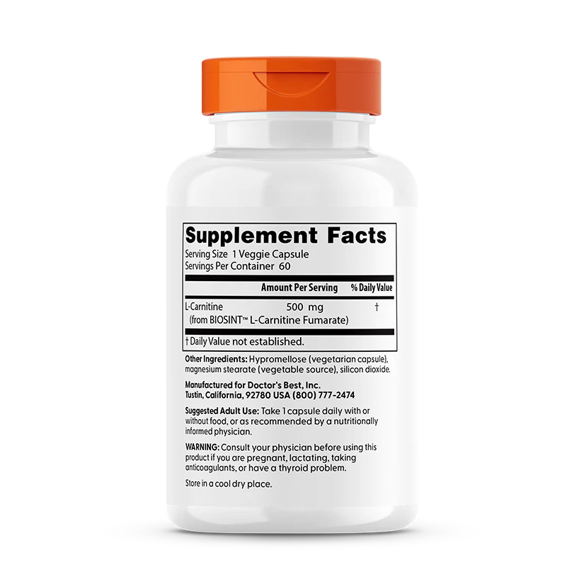 Doctor's Best L-Carnitine Fumarate with Biosint Carnitines